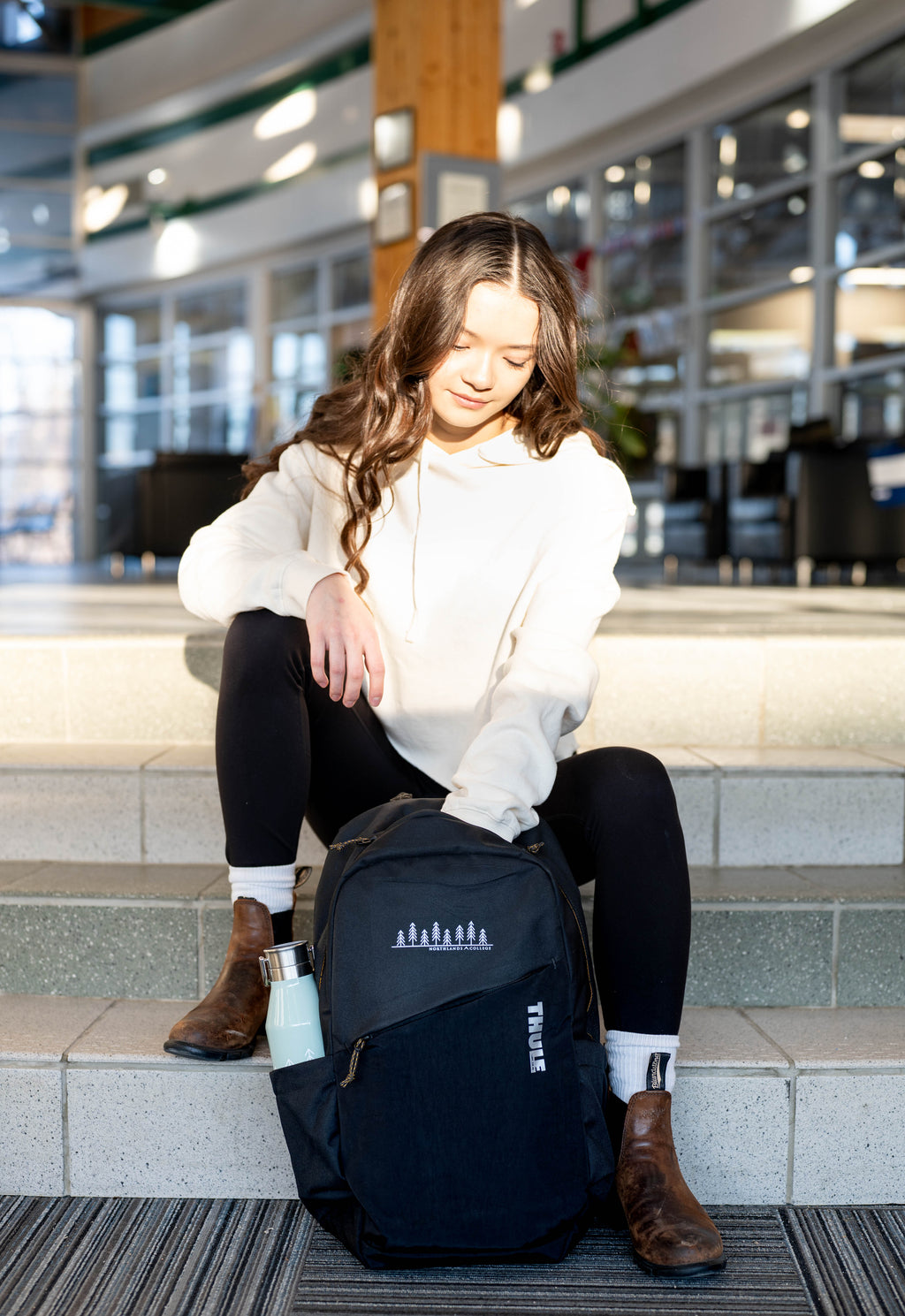 Women's Lightweight Cropped Hooded Sweatshirt