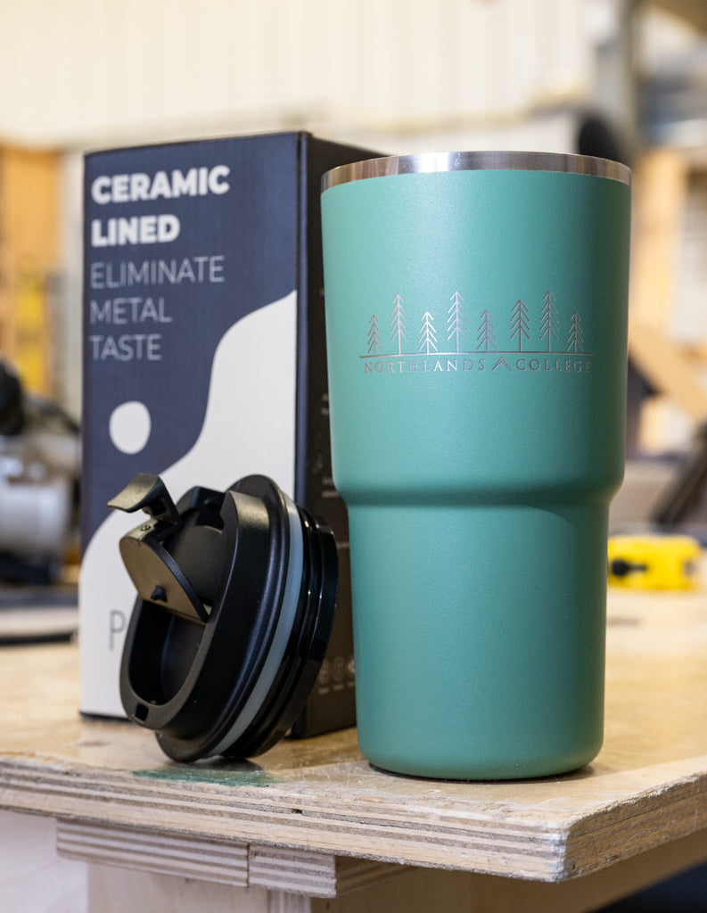 Asobu Tumbler - Basil Green/20 oz Ceramic Lined