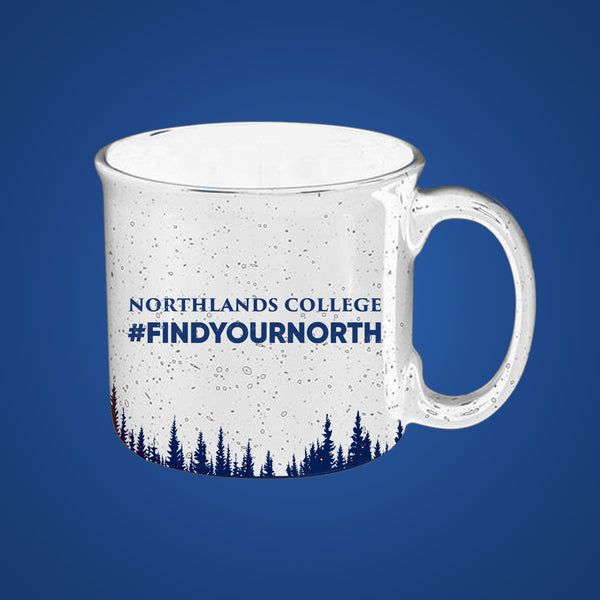 Speckled White Ceramic Mug